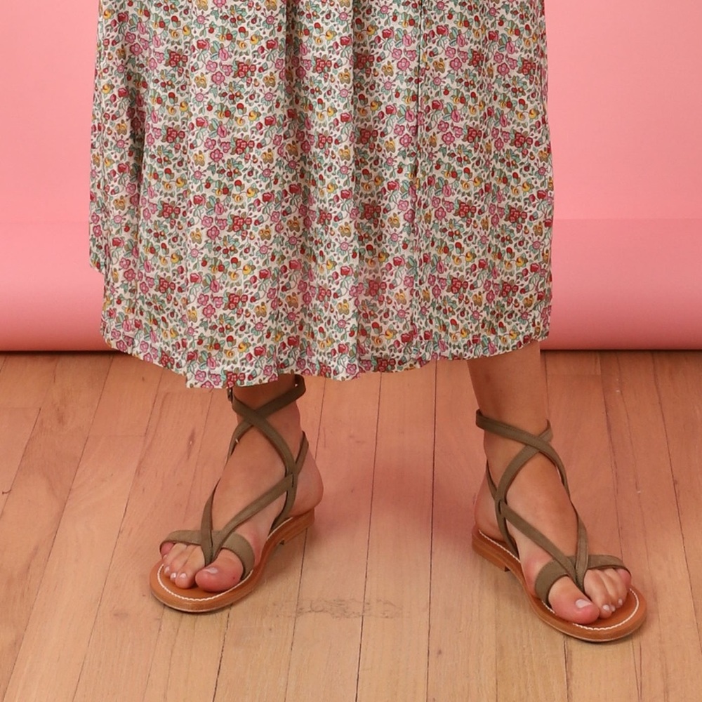 kjacques aubigne khaki sandals
